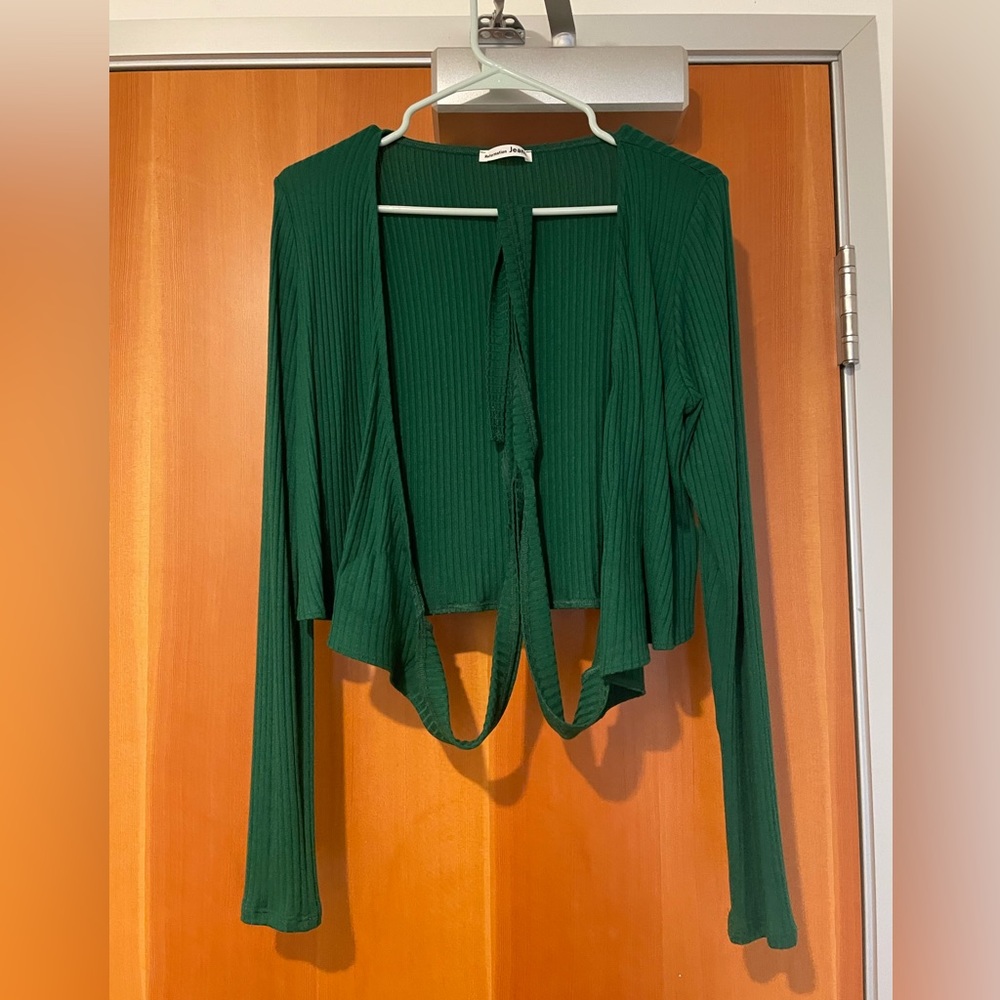 Reformation long sleeve wrap up top - never worn!